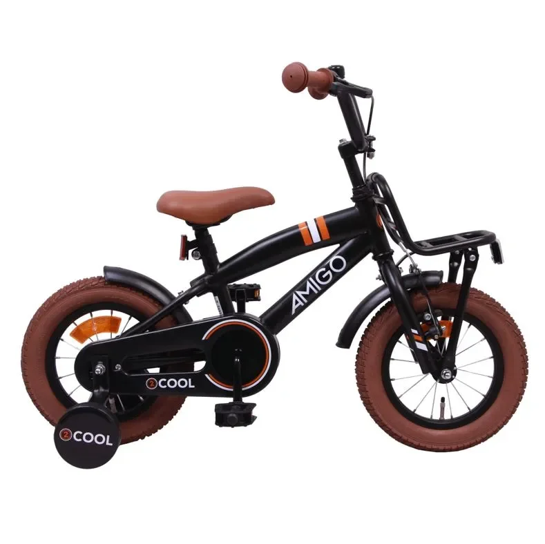 Amigo 2Cool 12 Tommer Drengecykel Sort 3 Amigo 2Cool 12 Tommer Drengecykel Sort