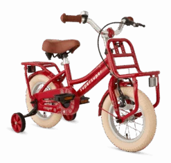 12 Tommer Pigecykel Cooper Super Super Rød
