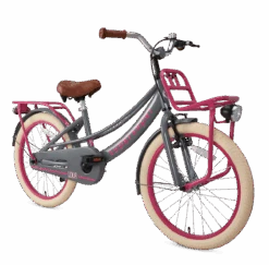 20 Tommer Pigecykel Lola Super Super Grå Pink
