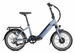 Popal EL Foldecykel E-Folt Tourer Alu Ramme 6 Gear Mat Blå