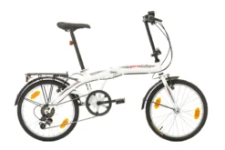Probike Foldning 20 "hvid 6 -trins Gear