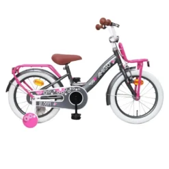 Amigo Bloom 16 Tommer 24 Cm Pigecykel, Grå
