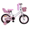 Amigo Magic 14 Tommer Pigecykel Hvid-lyserød -Cykler Butik Amigo Magic 14 hvid.w1200