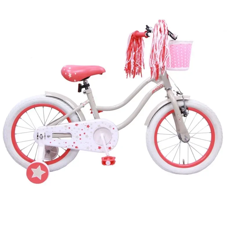 Amigo Superstar 16 Tommer 22 Cm Pigecykel Creme 3 Amigo Superstar 16 Tommer 22 Cm Pigecykel Creme
