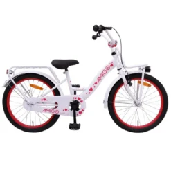 Amigo Sweetheart 18 Tommer 24 Cm Pigecykel Hvid