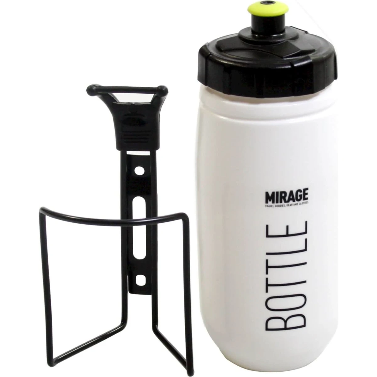 Mirage Bidon Med Holder 600cc White 3 Mirage Bidon Med Holder 600cc White