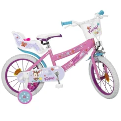 Fantasy 16 Tommer 25,4 Cm Pigecykel Lyserød/hvid