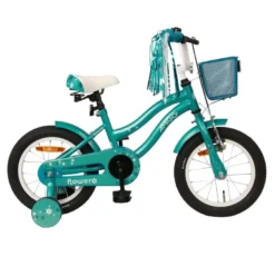 Amigo Flower 14 Tommer 22 Cm Pigecykel, Turkis