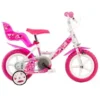 Dino Littel Heart 12 Tommer Pigecykel Hvid/pink -Cykler Butik Little heart 12.w1200