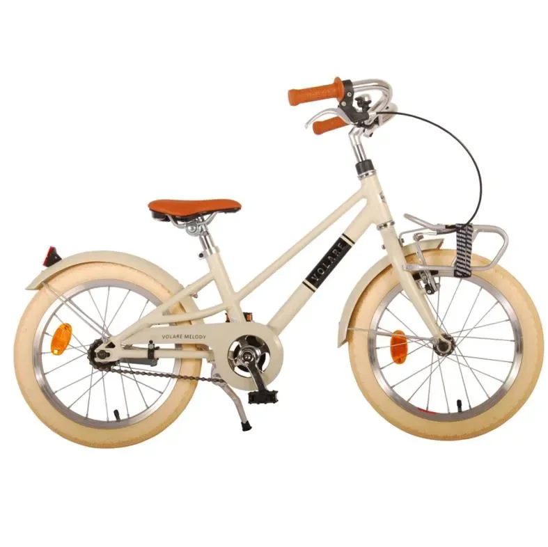 Volare Melody 16 Tommer Pigecykel Sand -farvet 3 Volare Melody 16 Tommer Pigecykel Sand -farvet