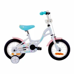 12 Tommer Pigecykel Romet Tola Hvid / Turkis / Lyserød