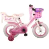 Volare Rose 12 Tommer Pigecykel, Hvid/lyserød, Med Dukkstol, Kurv -Cykler Butik Rose 12.w1200