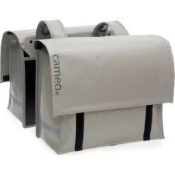 Cameo Cykeltaske Dobbelt Bisonyl Grå 46L