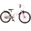 Volare Glamour 18 Tommer 24 Cm Pigecykel, Hvid/lyserød -Cykler Butik Volare Glamour lyseroed.w1200