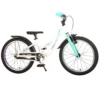 Volare Glamour 18 Tommer 24 Cm Pigecykel Fodbremse Hvid/mintgrøn -Cykler Butik Volare Glamour turkis.w1200