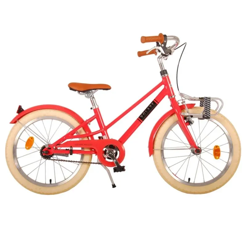 Volare Melody 18 Tommer 26 Cm Pigecykel Brake Rød 3 Volare Melody 18 Tommer 26 Cm Pigecykel Brake Rød