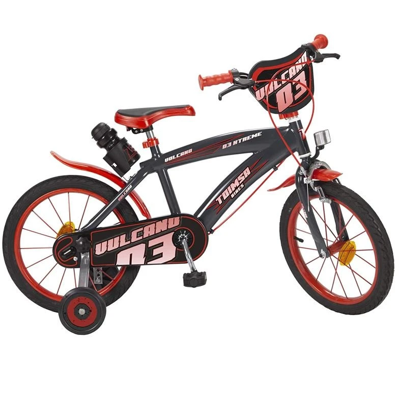 Volcano 16 Tommer Drengecykel Sort 3 Volcano 16 Tommer Drengecykel Sort