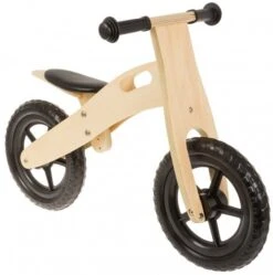 Balancecykel 12 " Junior Cykel Sort/hvid