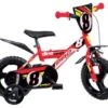 Dino Pro Kryds 12 Tommer 21 Cm Drengecykel, Rød/sort