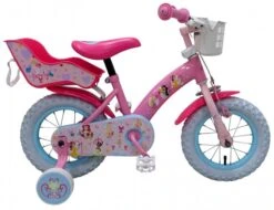 Prinsesse 12 Tommer 23 Cm Pigecykel, Lyserød